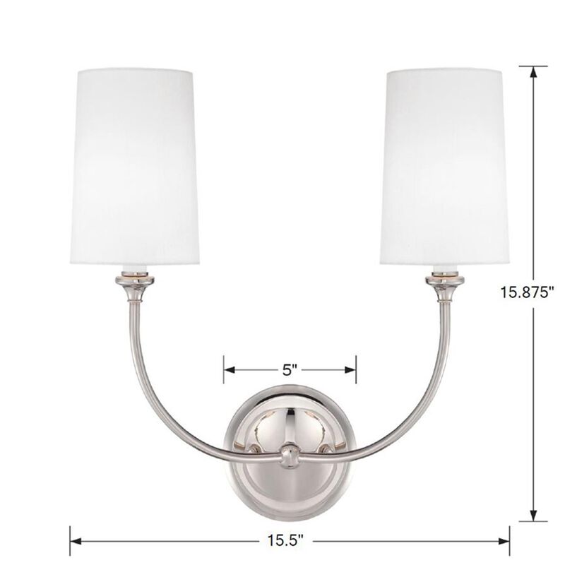 Libby Langdon Sylvan 15 Inch Wall Sconce by Crystorama