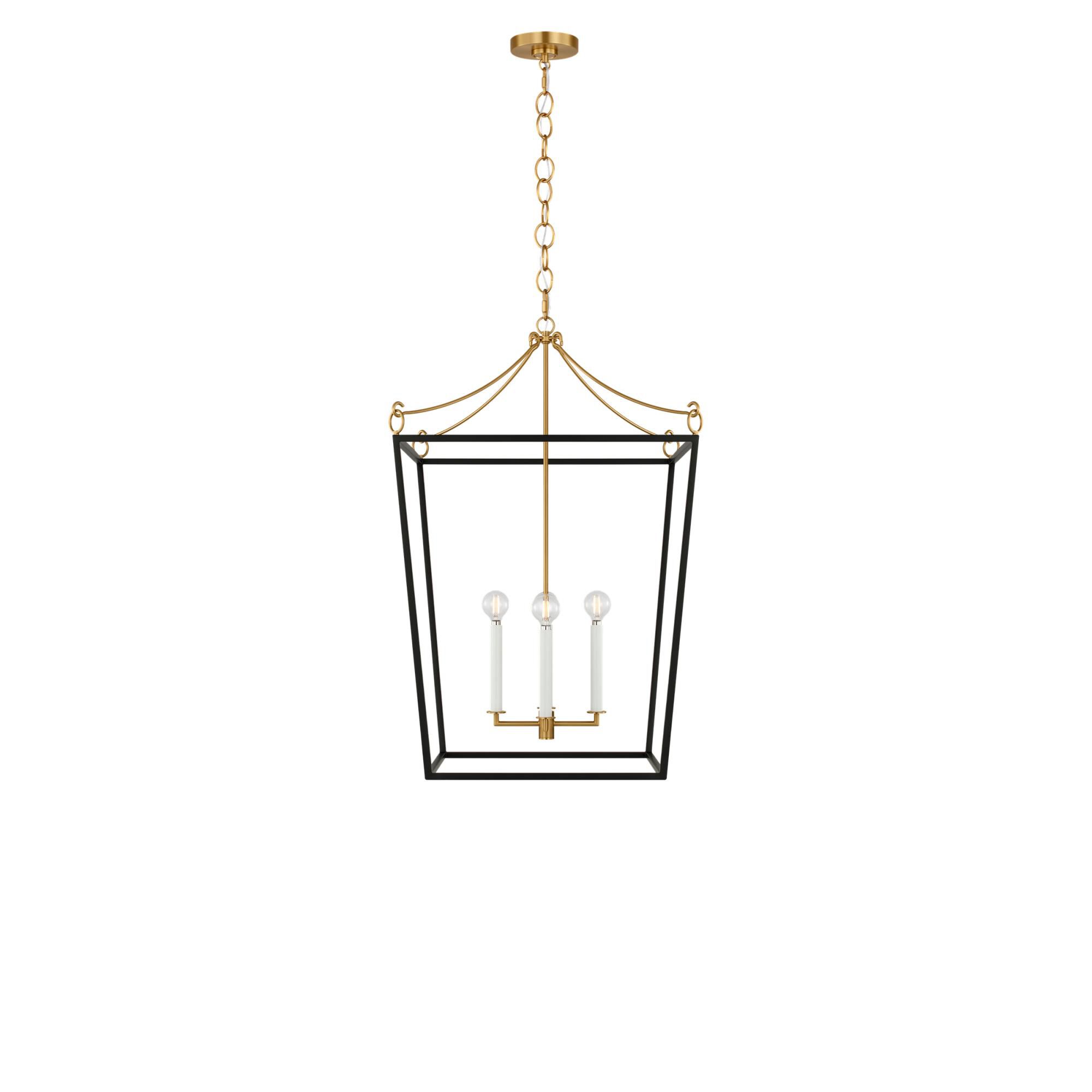 Shown in Midnight Black and Burnished Brass finish