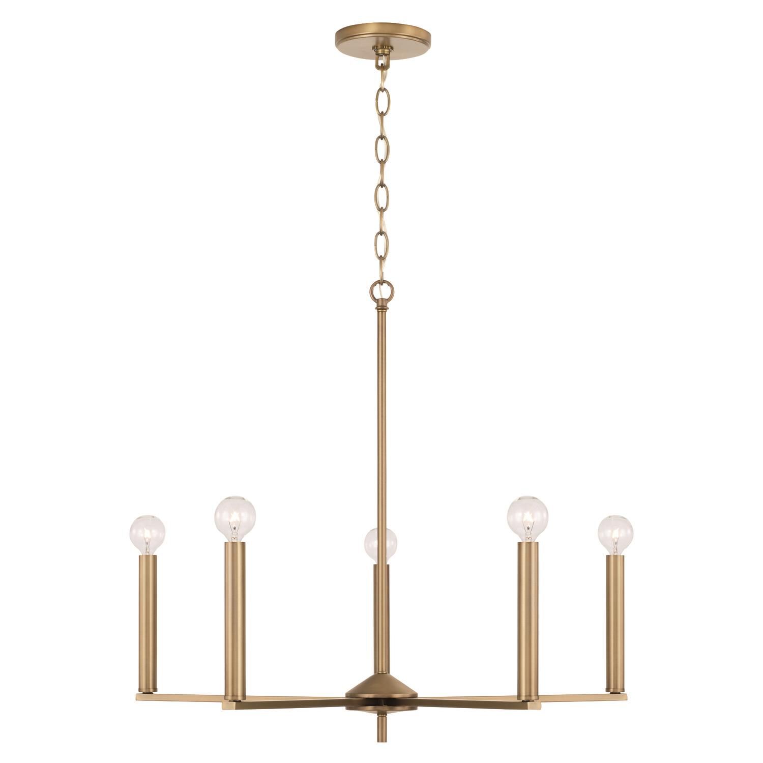 Portman 27 Inch 5 Light Chandelier by Homeplace by Capital Lighting Fixture Company