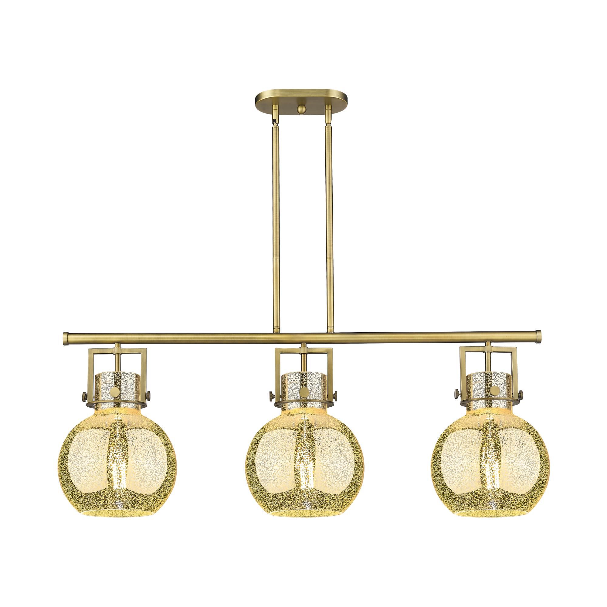 Bruno Marashlian Newton Sphere 42 Inch Linear Suspension Light by Innovations Lighting