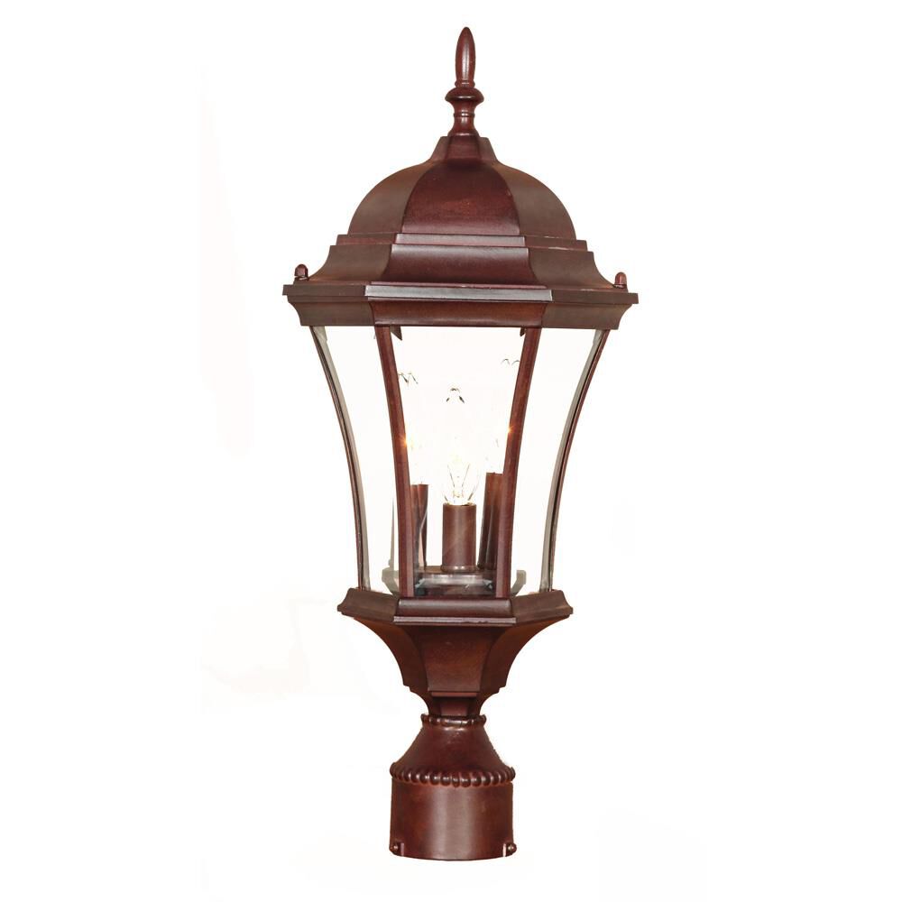 Bryn Mawr 21 Inch Tall 3 Light Outdoor Post Lamp by Acclaim Lighting
