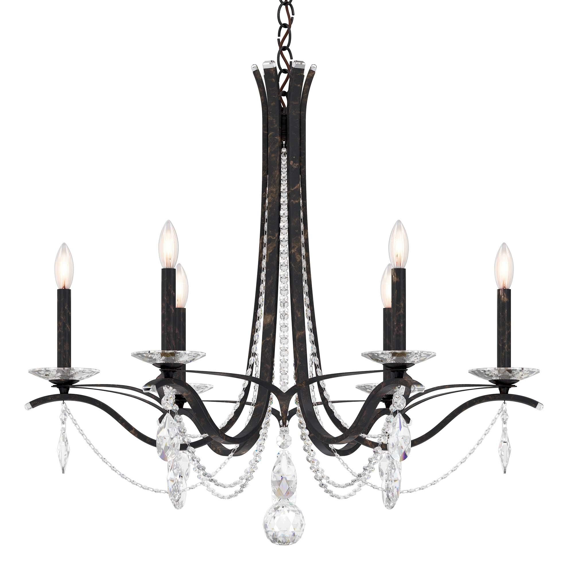 Shown in Heirloom Bronze finish and Clear Radiance crystal