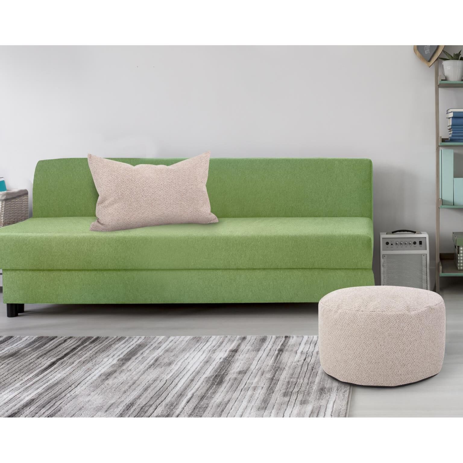 The Panama Pouf  Ottoman by Howard Elliott Collection