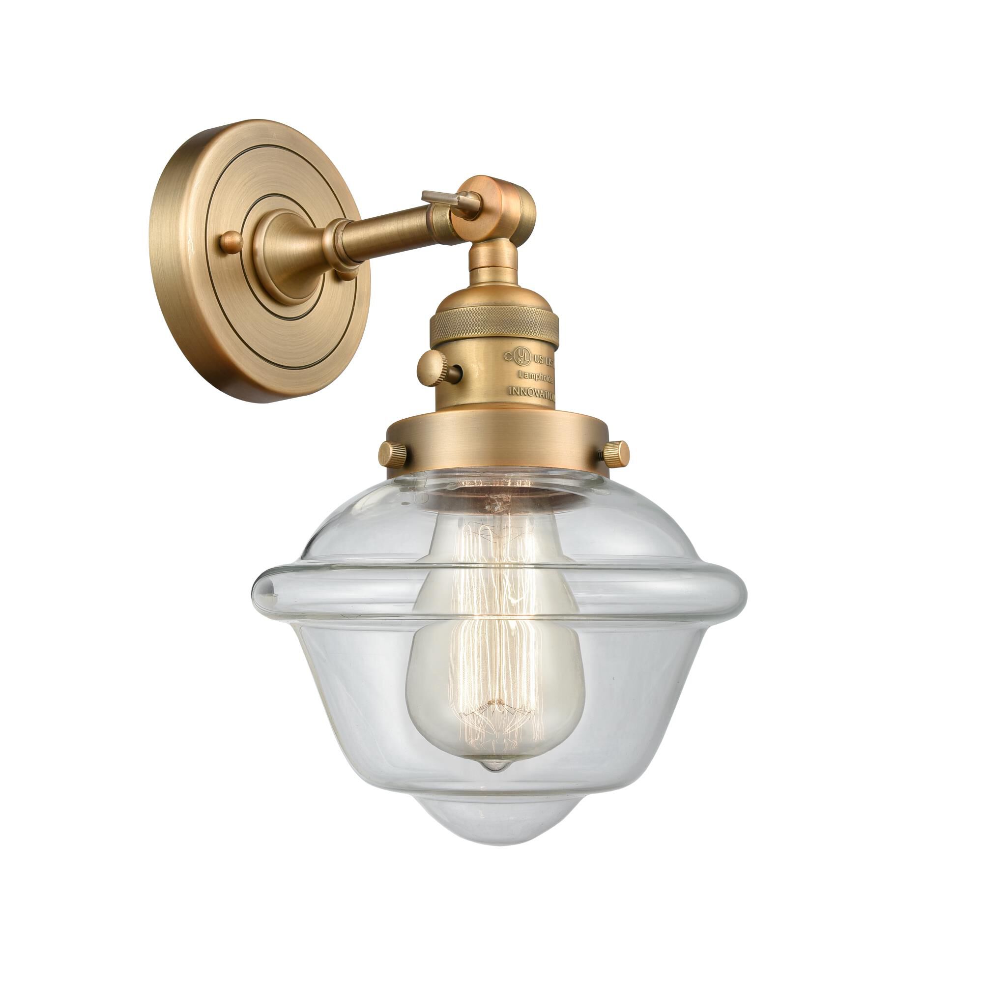 Bruno Marashlian Small Oxford 8 Inch Wall Sconce by Innovations Lighting