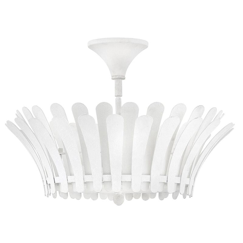 Reina 20 Inch 3 Light Semi Flush Mount by Hinkley
