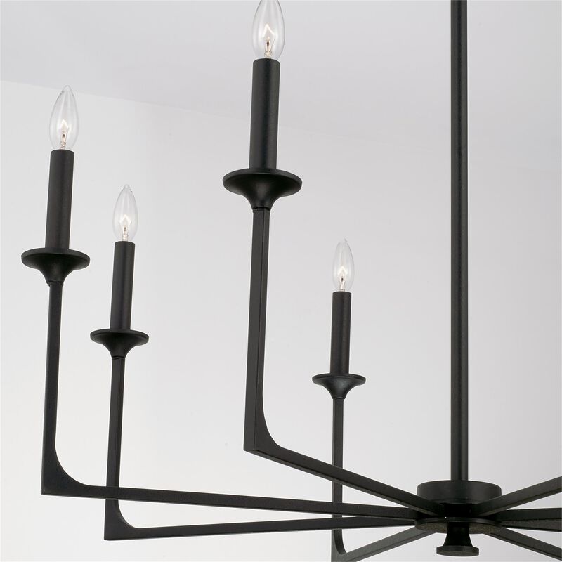 Clint 37 Inch 8 Light Chandelier by Capital Lighting Fixture Company
