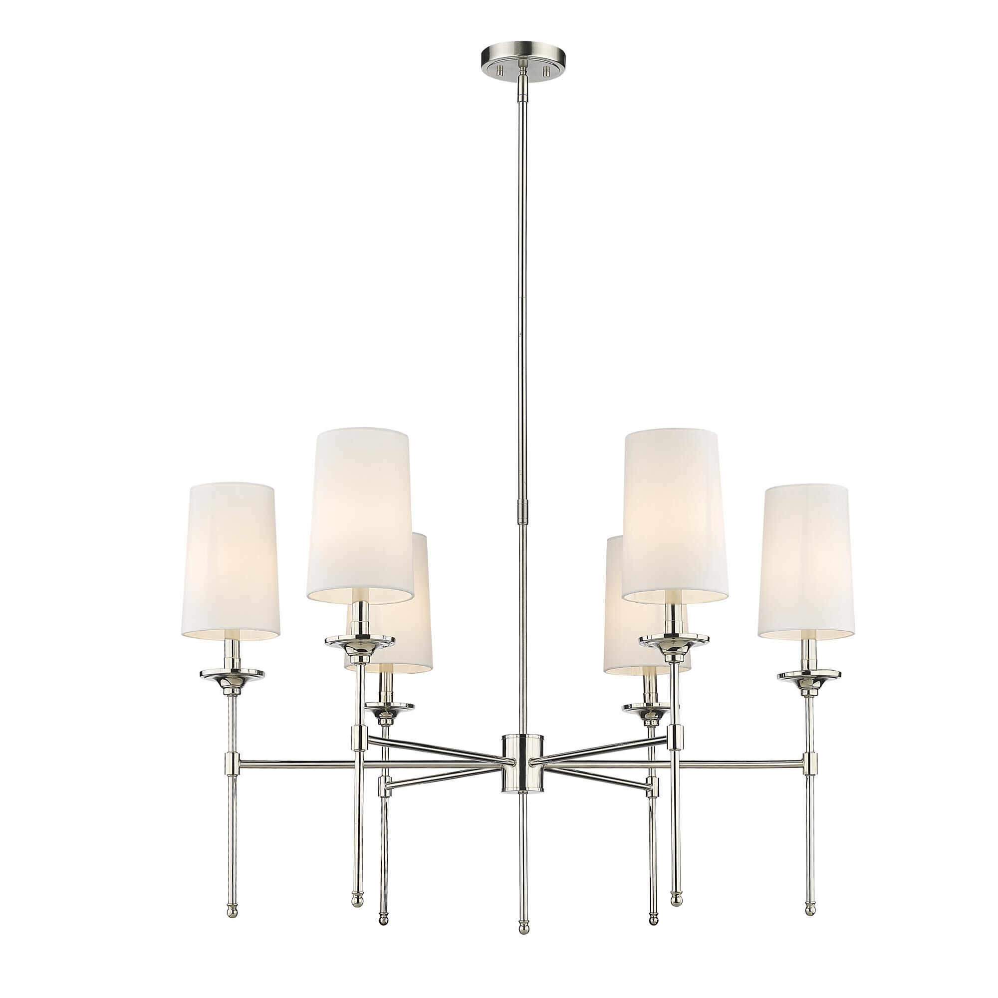 Emily 38 Inch 6 Light Chandelier by Z-Lite