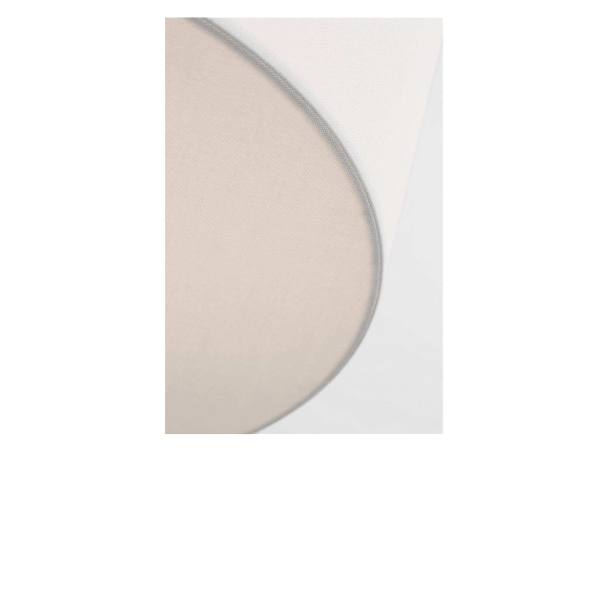 Shown in Aged Iron finish and White Linen Fabric shade