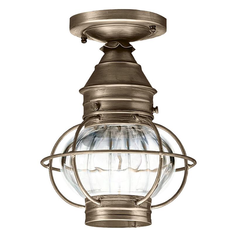 Onion 8 Inch Outdoor Flush Mount by Northeast Lantern