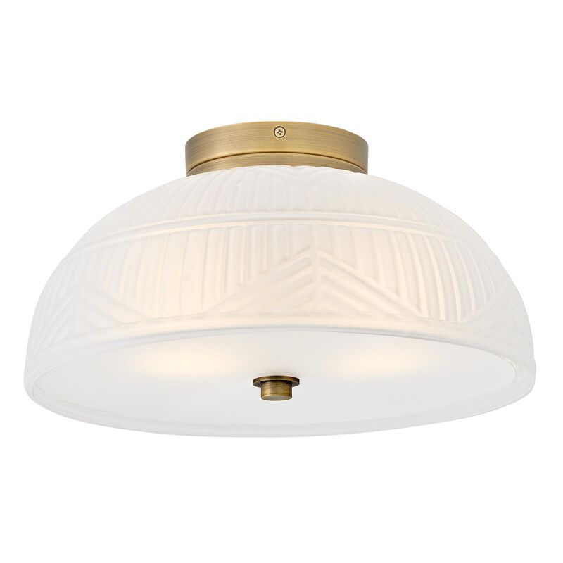 Lisa McDennon Devon 13 Inch 2 Light LED Semi Flush Mount by Hinkley Lighting