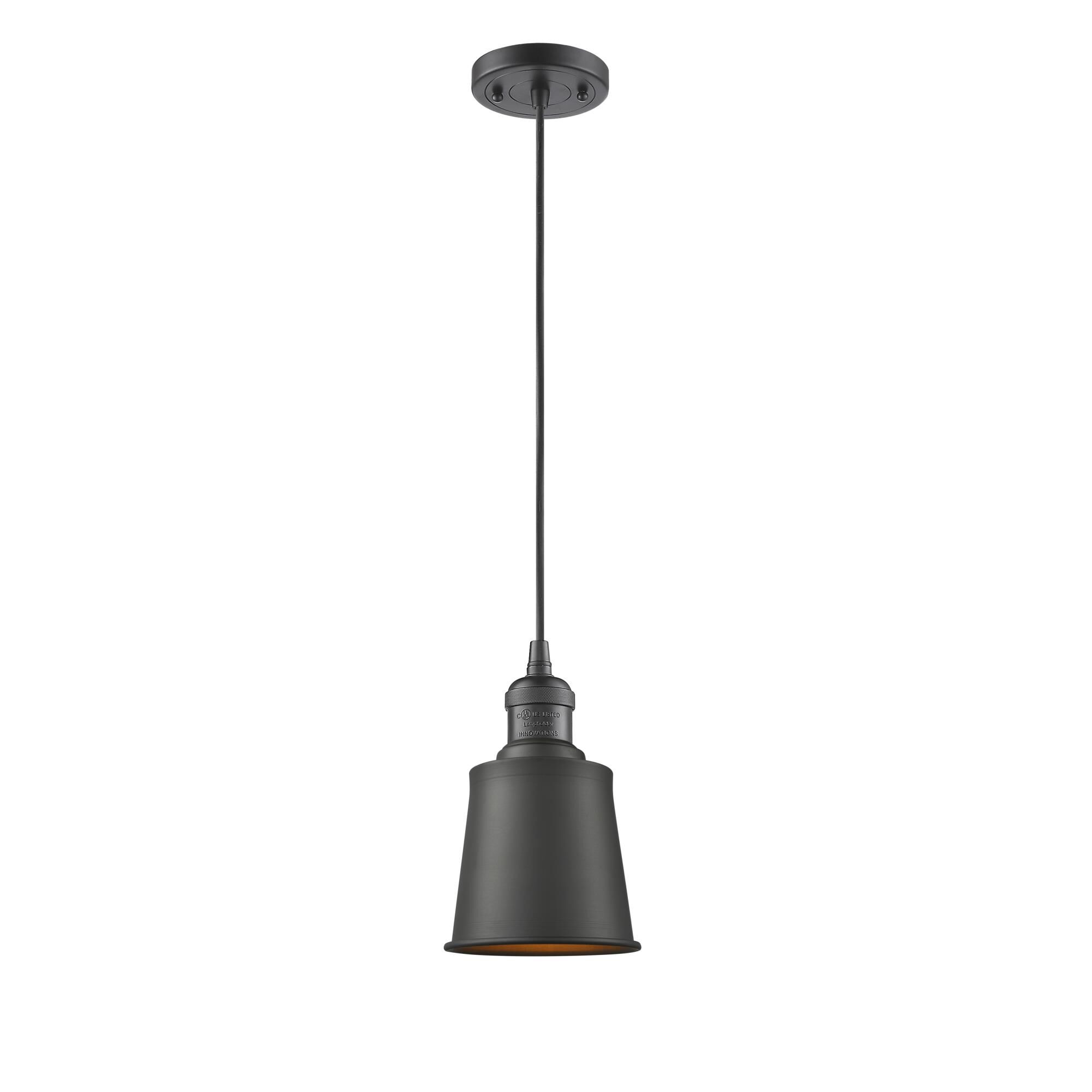 Shown in Oil Rubbed Bronze finish and Oil Rubbed Bronze glass and Oil Rubbed Bronze shade and Black Textured Cord accent