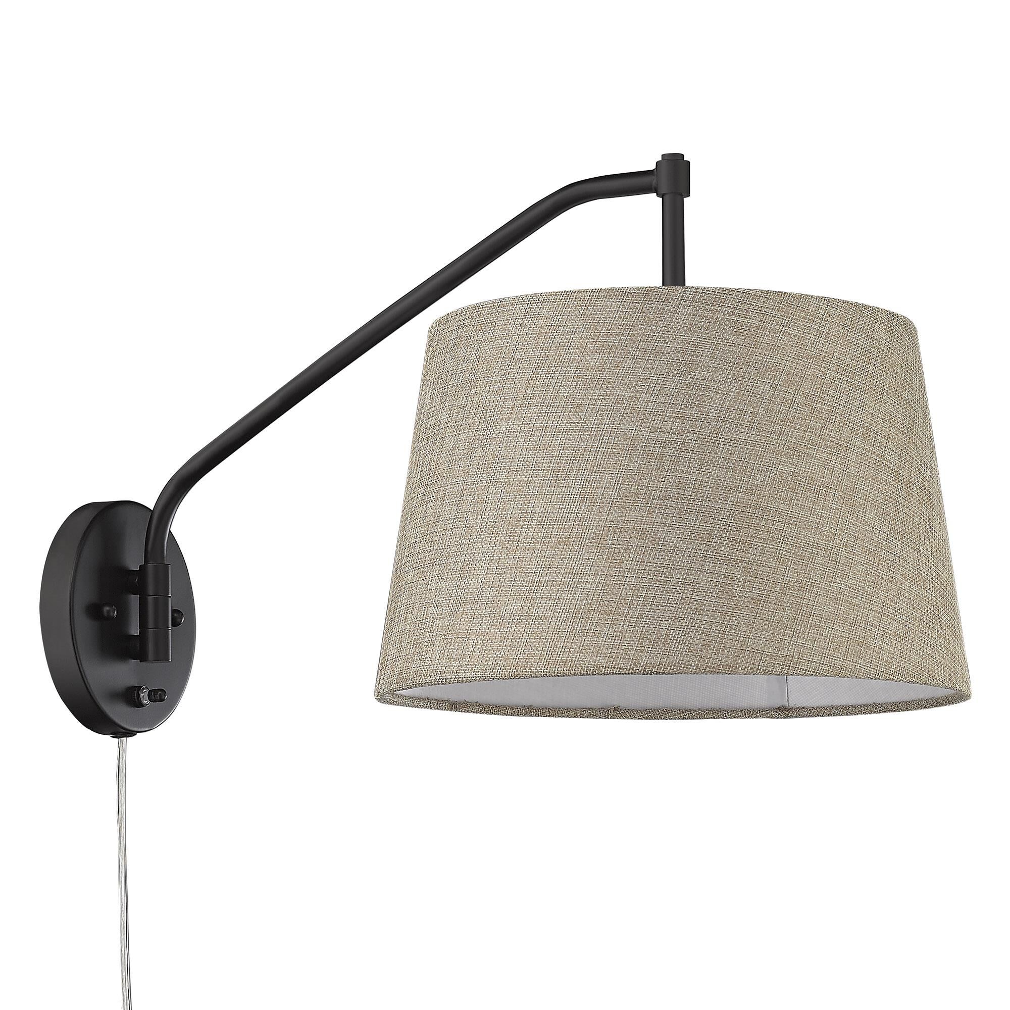 Ryleigh 19 Inch Wall Swing Lamp by Golden Lighting