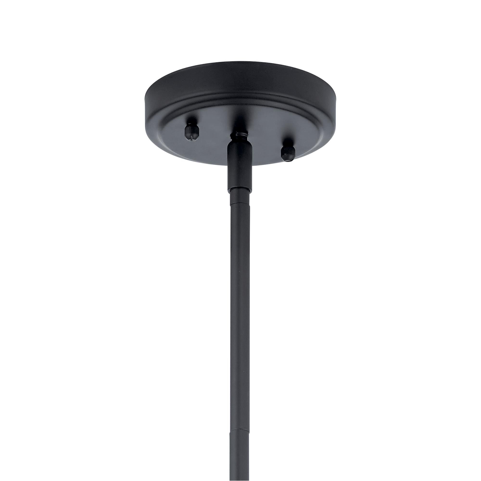 Shown in Black finish and Clear glass