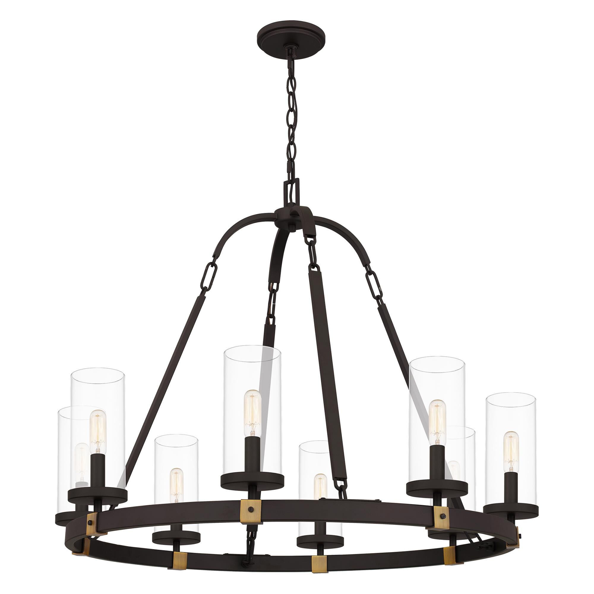 Shown in Old Bronze finish and Clear glass