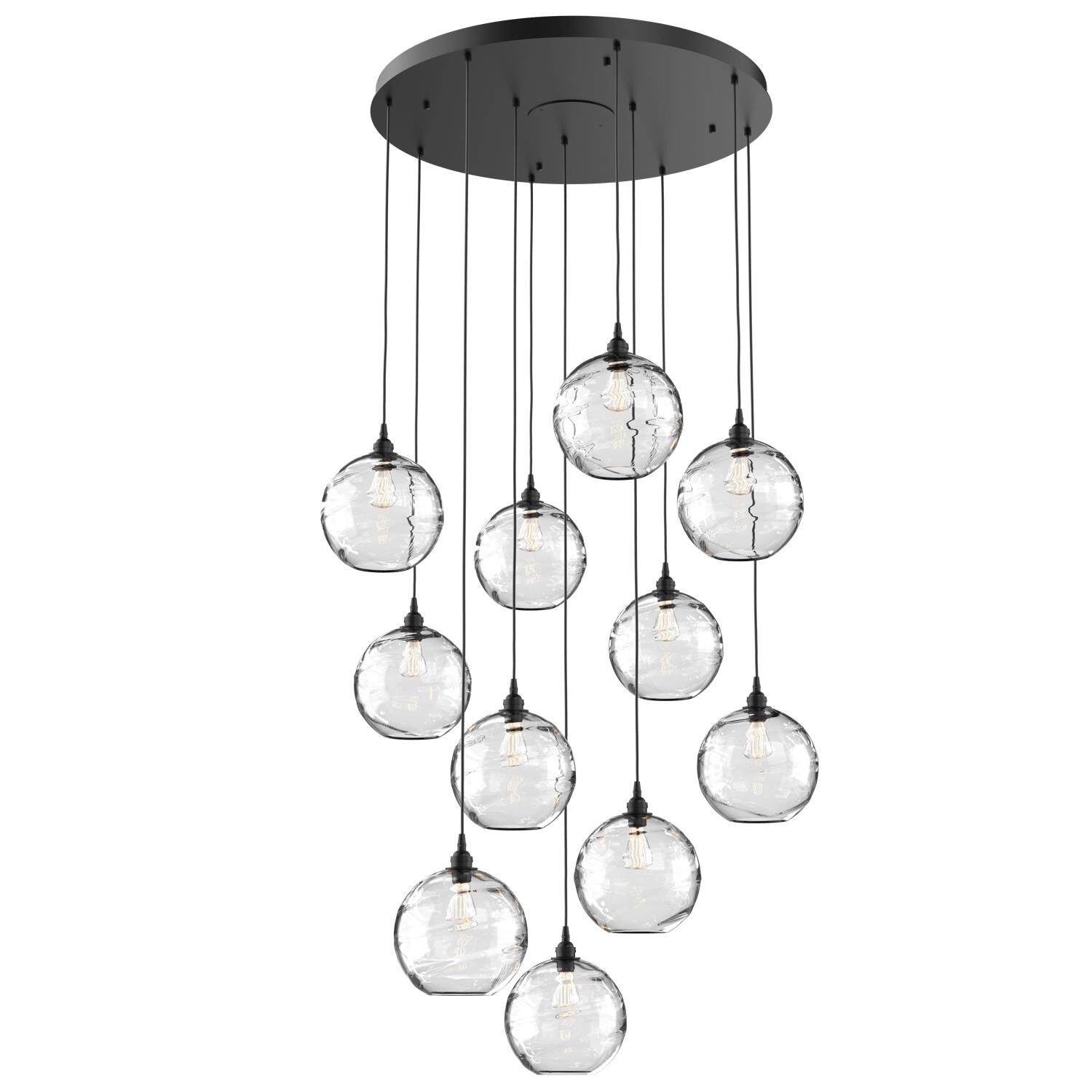 Terra 36 Inch 11 Light Multi Light Pendant by Hammerton Studio