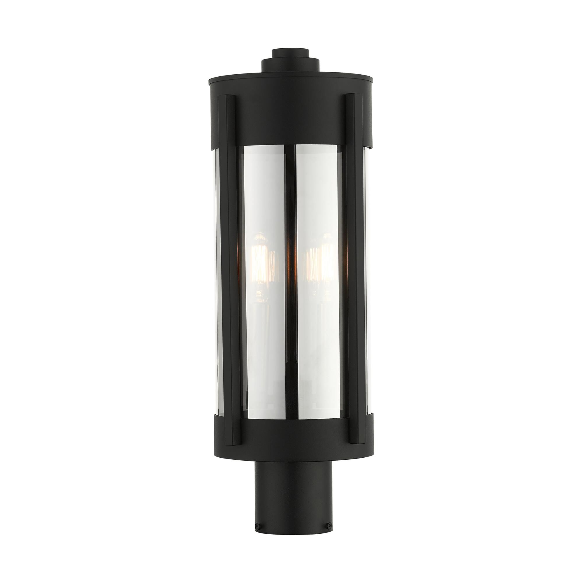 Sheridan 18 Inch Tall 2 Light Outdoor Post Lamp by Livex Lighting