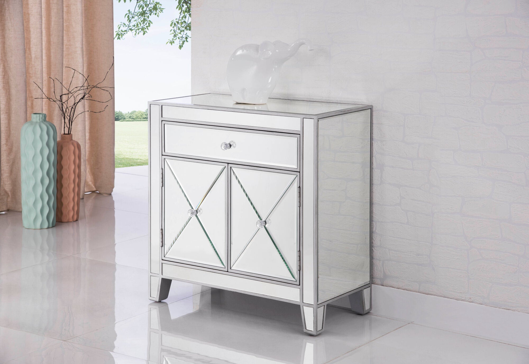Shown in Silver finish