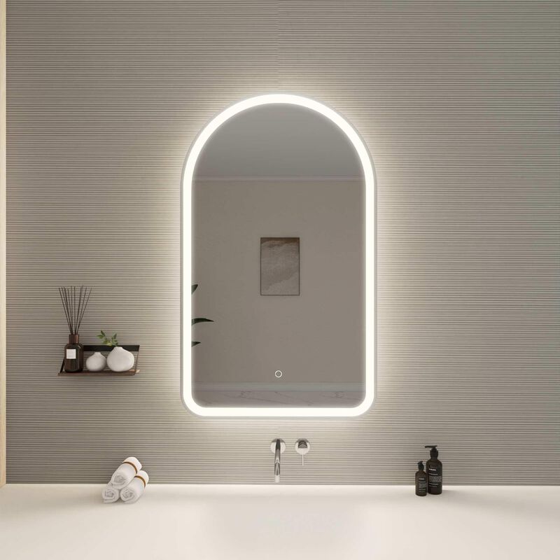 Harmoni 40 Inch LED Lighted Mirror by Elegant Decor