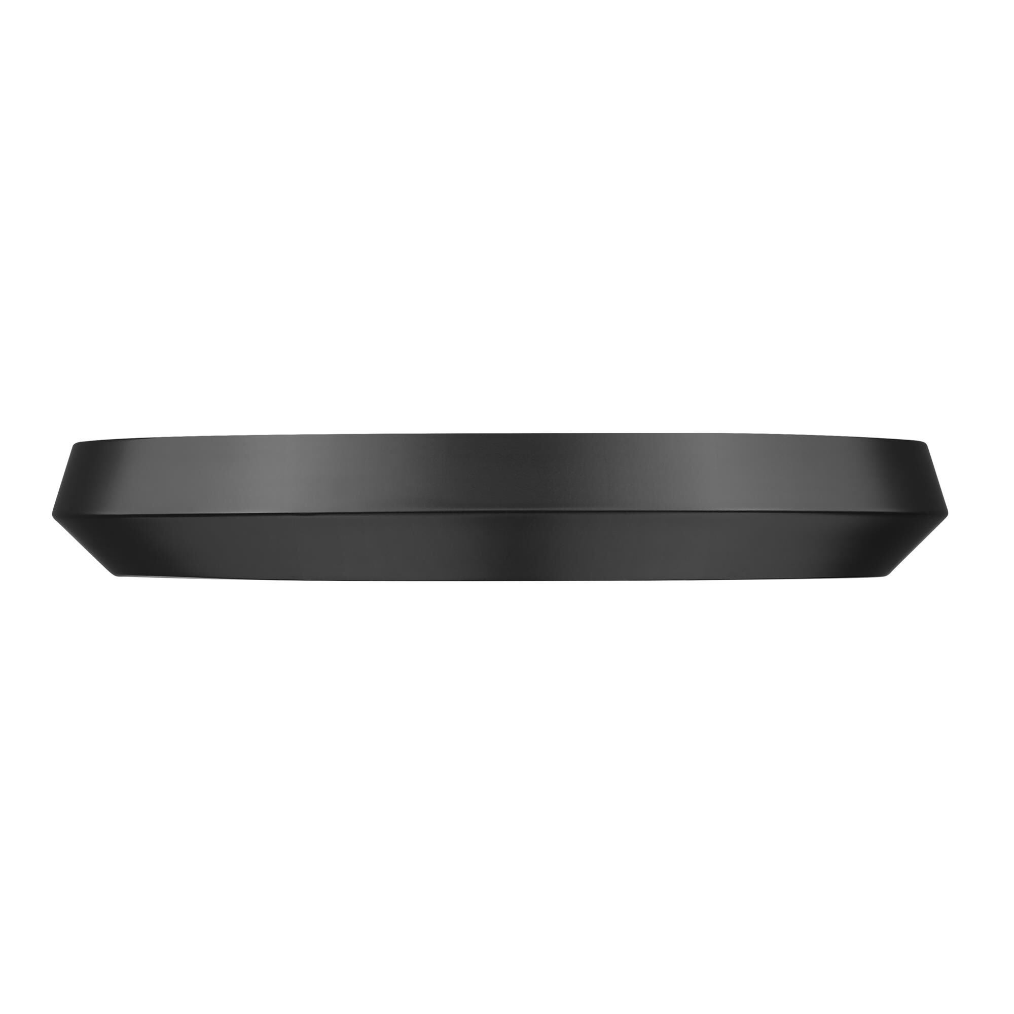 Shown in Matte Black finish and White glass