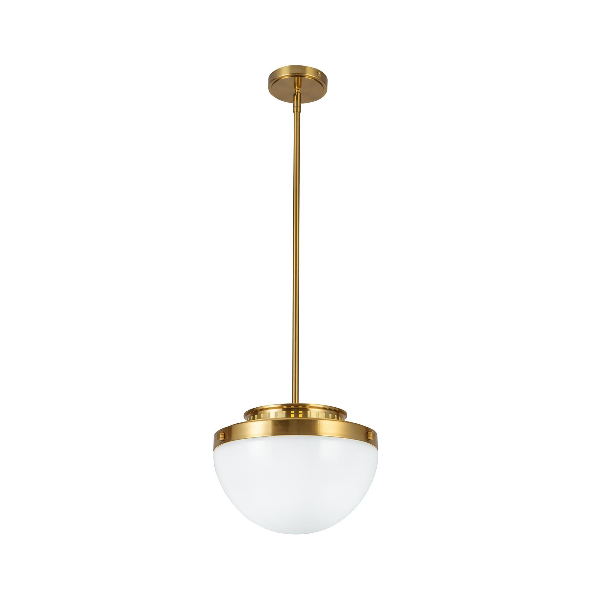 Shown in Brushed Brass finish
