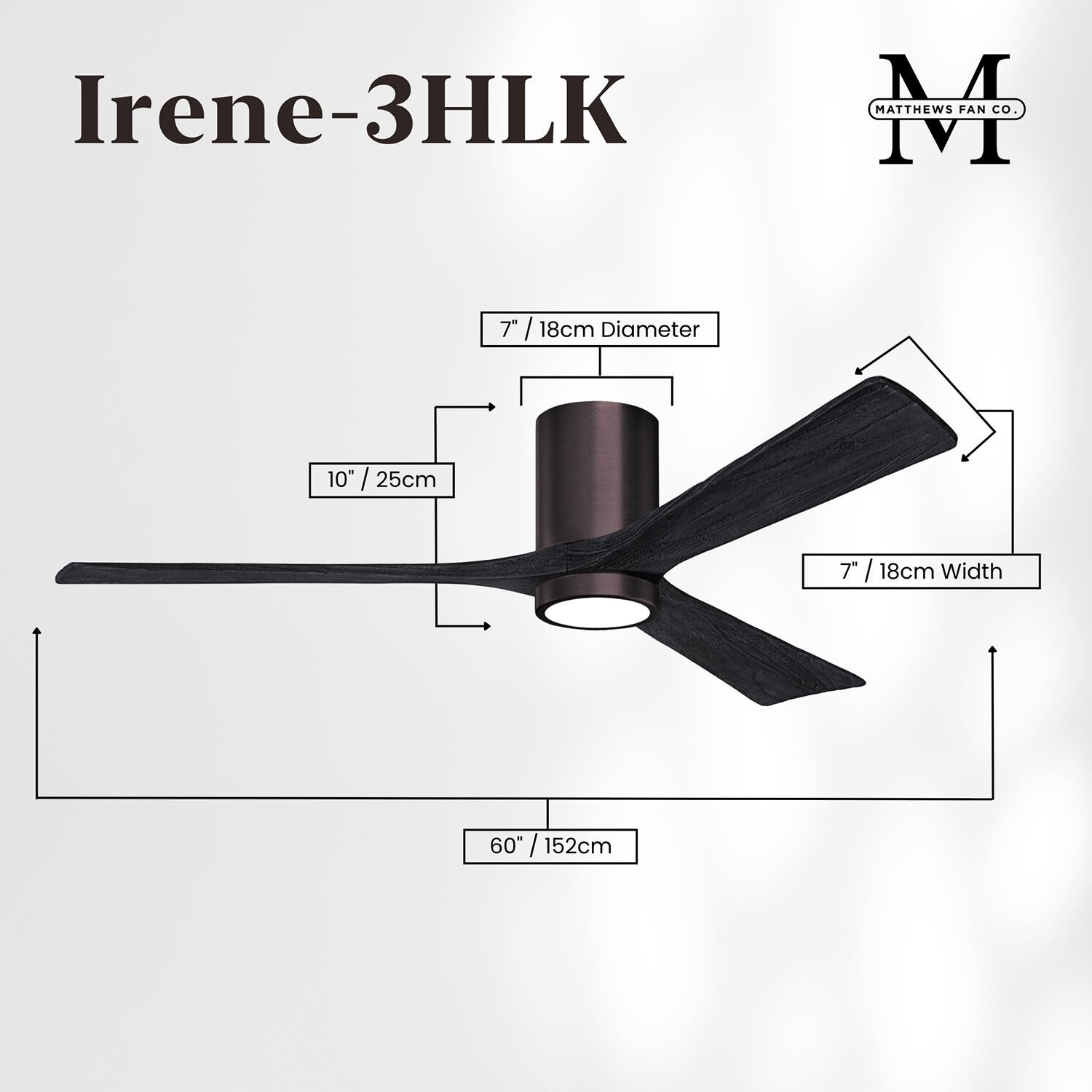 Shown in Brushed Bronze finish