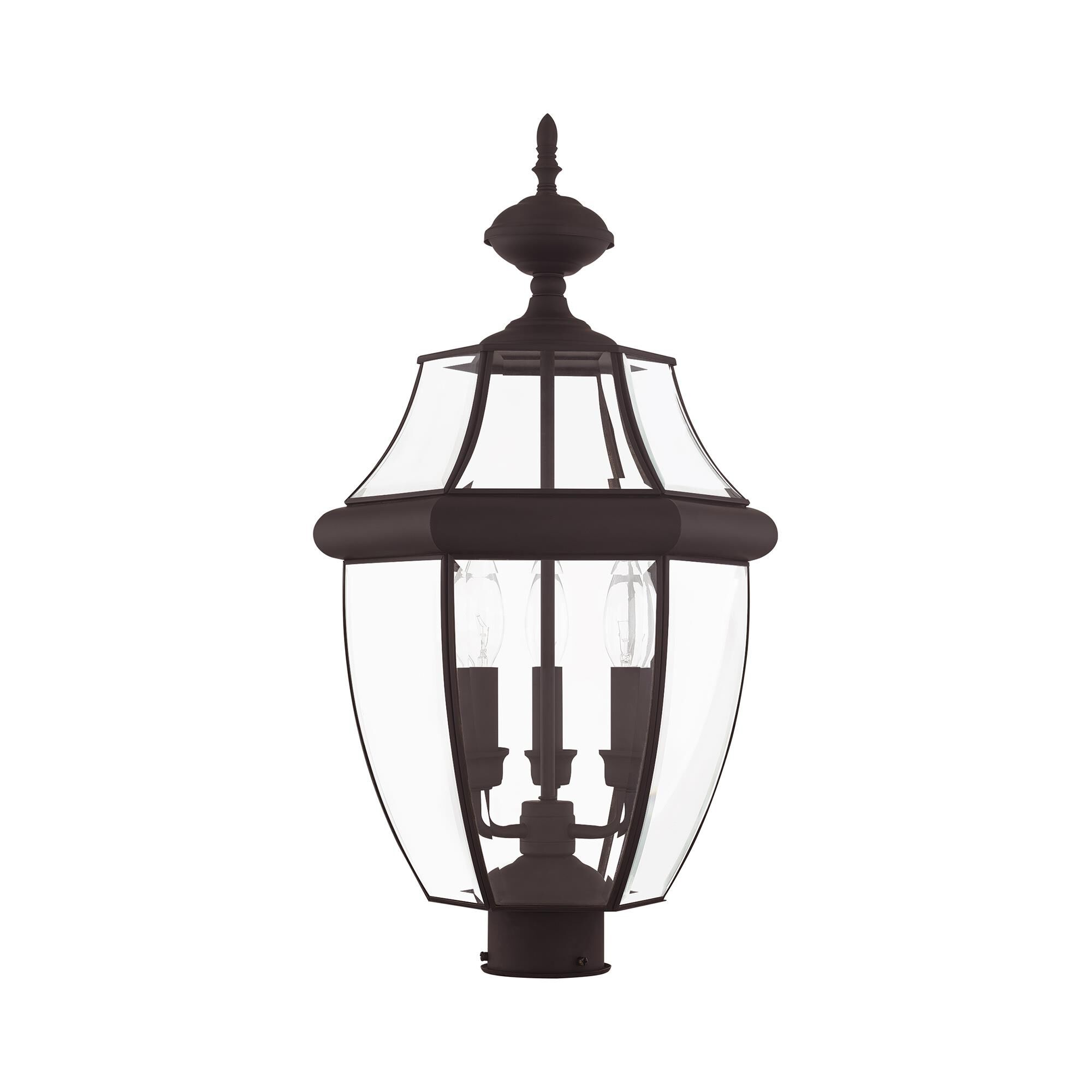 Monterey 23 Inch Tall 3 Light Outdoor Post Lamp by Livex Lighting