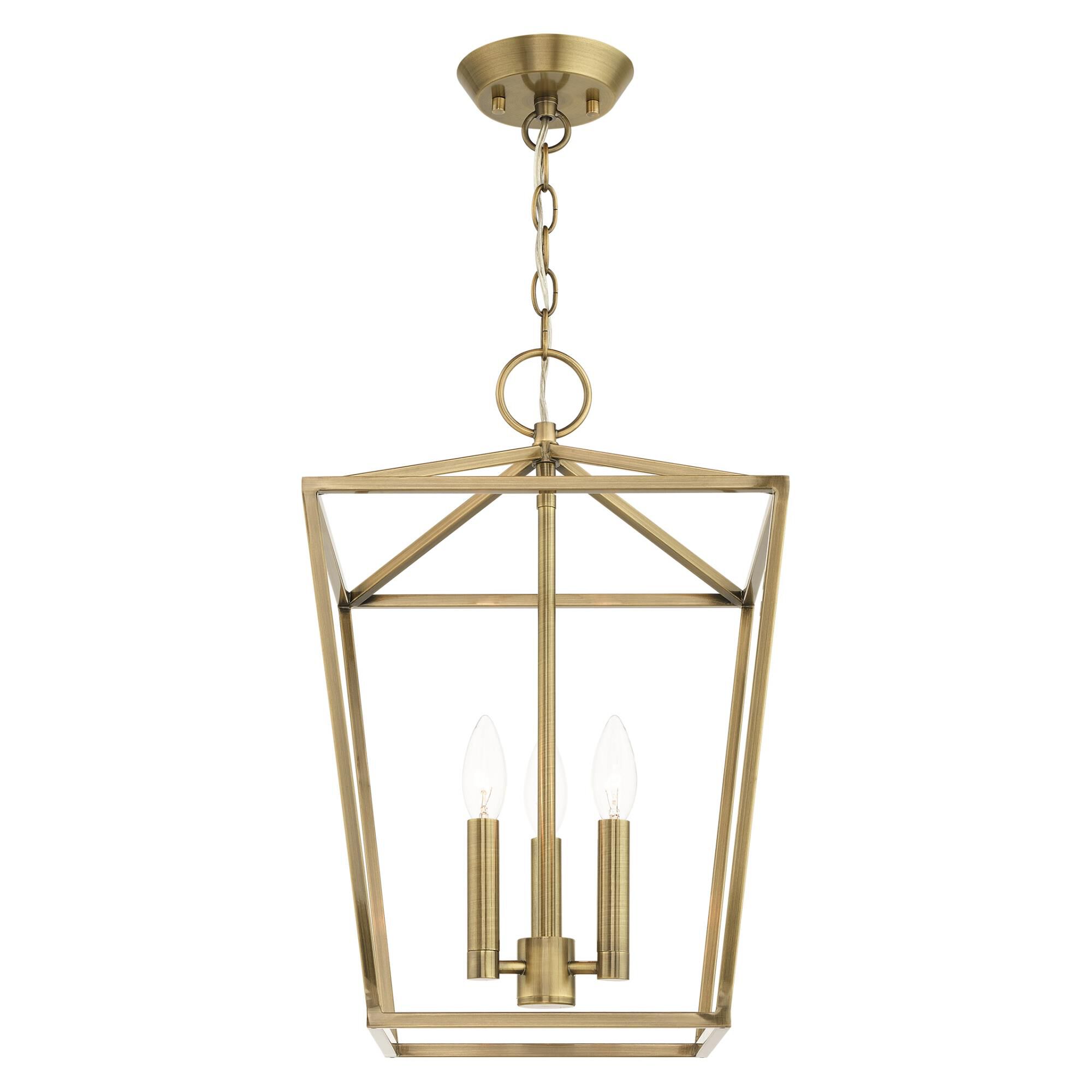 Devone 12 Inch Cage Pendant by Livex Lighting