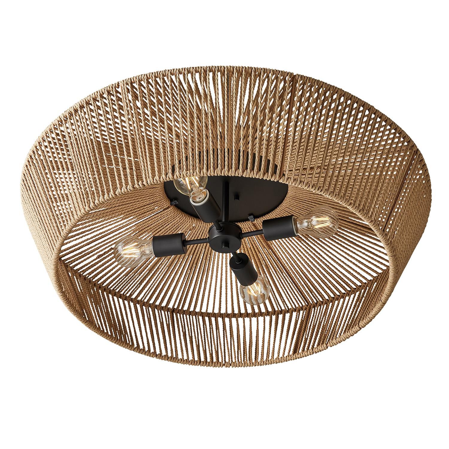Eco 30 Inch Semi Flush Mount by Justice Design Group