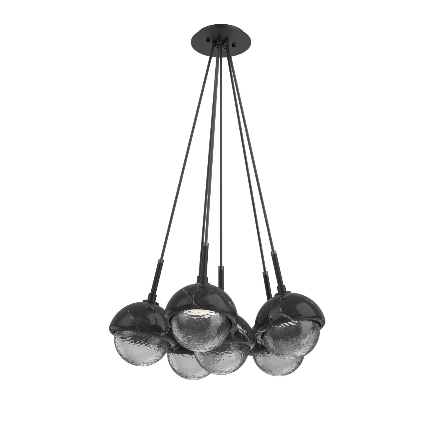 Levi Wilson Cabochon 19 Inch Multi Pendant Light by Hammerton Studio