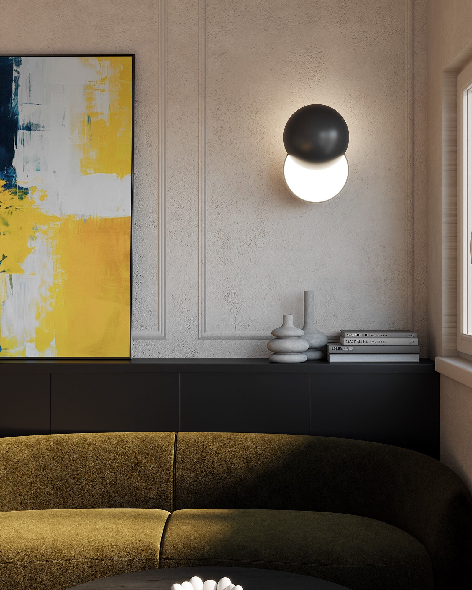 Paul Cocksedge Void 12 Inch Wall Sconce by Kuzco Lighting