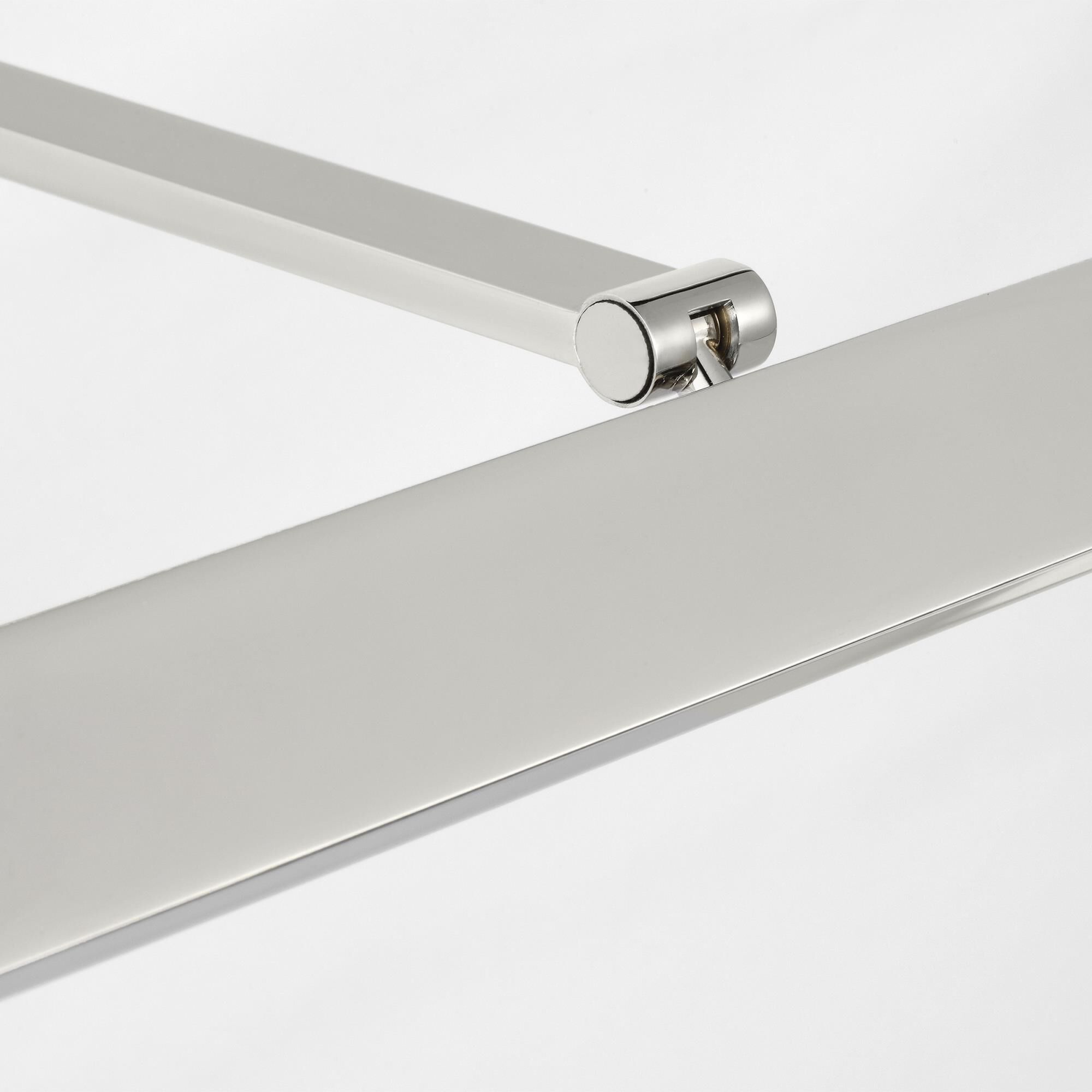Shown in Polished Nickel finish and Aluminum shade