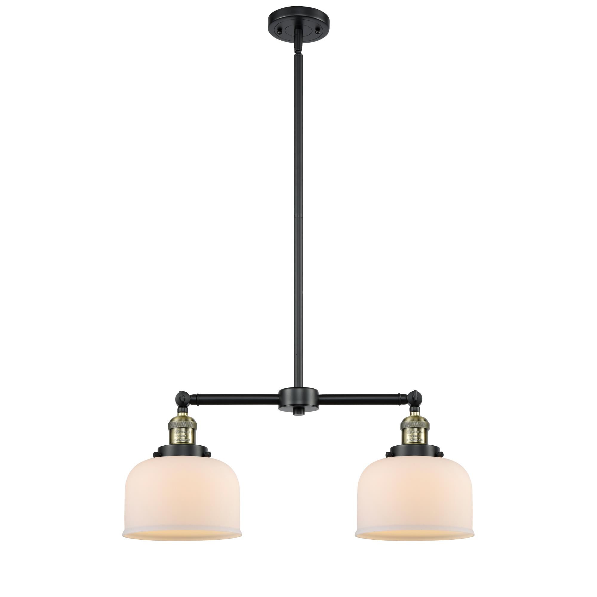 Bruno Marashlian Large Bell 21 Inch 2 Light Mini Chandelier by Innovations Lighting