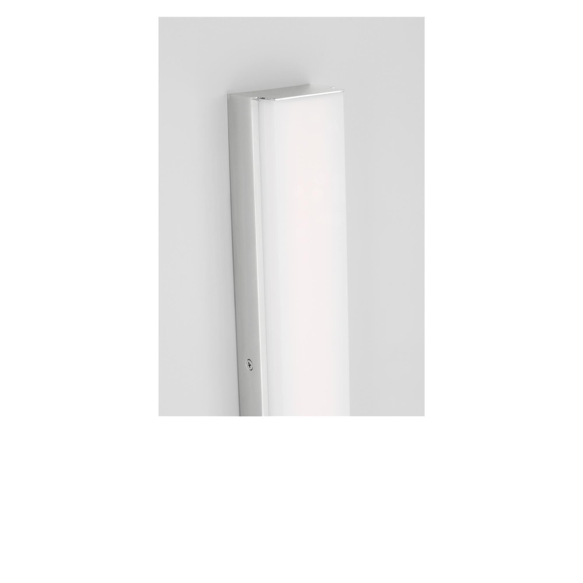 Shown in Chrome finish and White Acrylic Diffuser shade