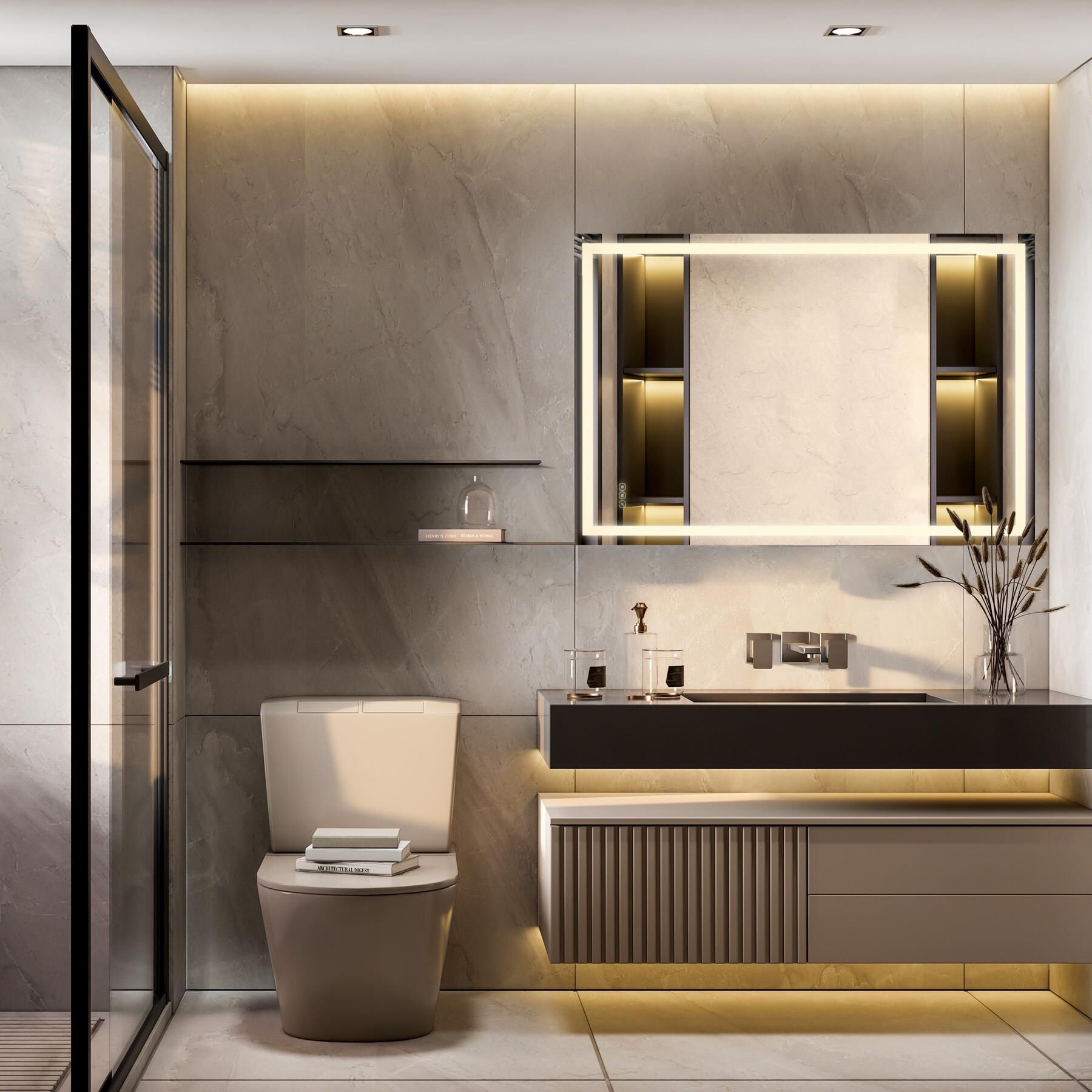 Oneida 48 Inch LED Lighted Mirror by Savoy House