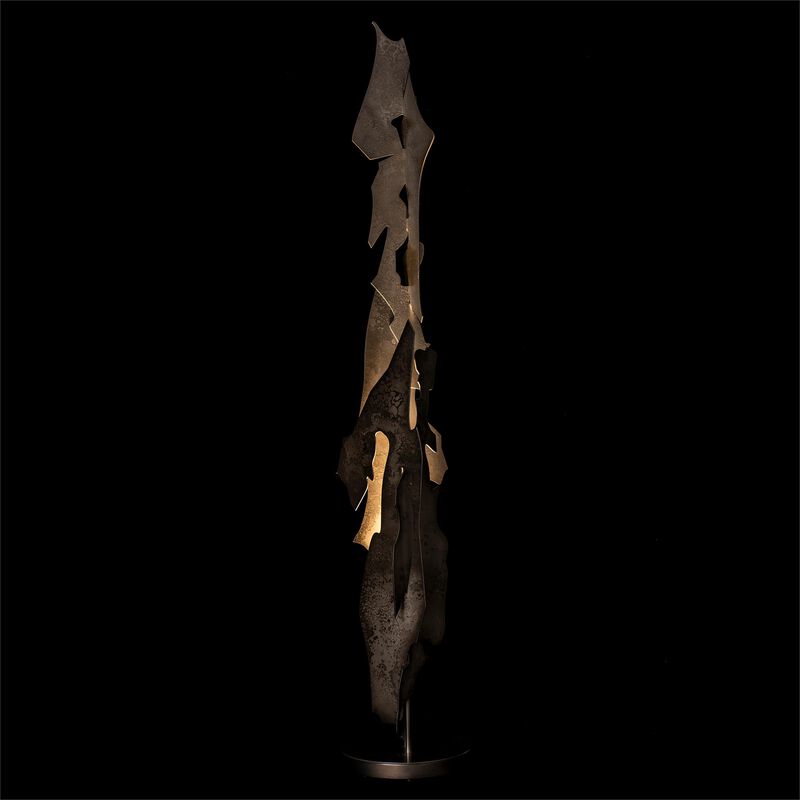 Fracture 64 Inch Floor Lamp by Hubbardton Forge