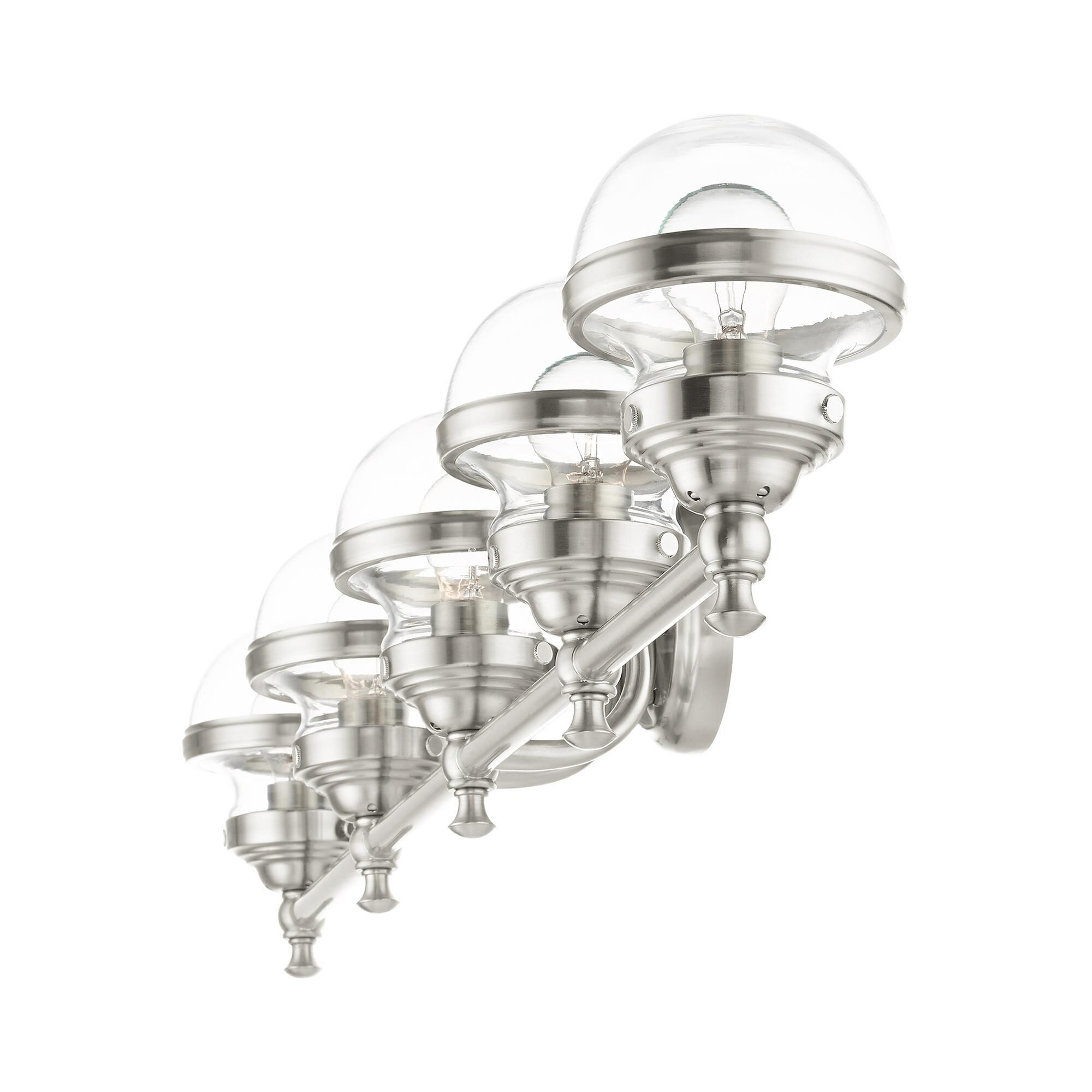 Oldwick 42 Inch 5 Light Bath Vanity Light by Livex Lighting