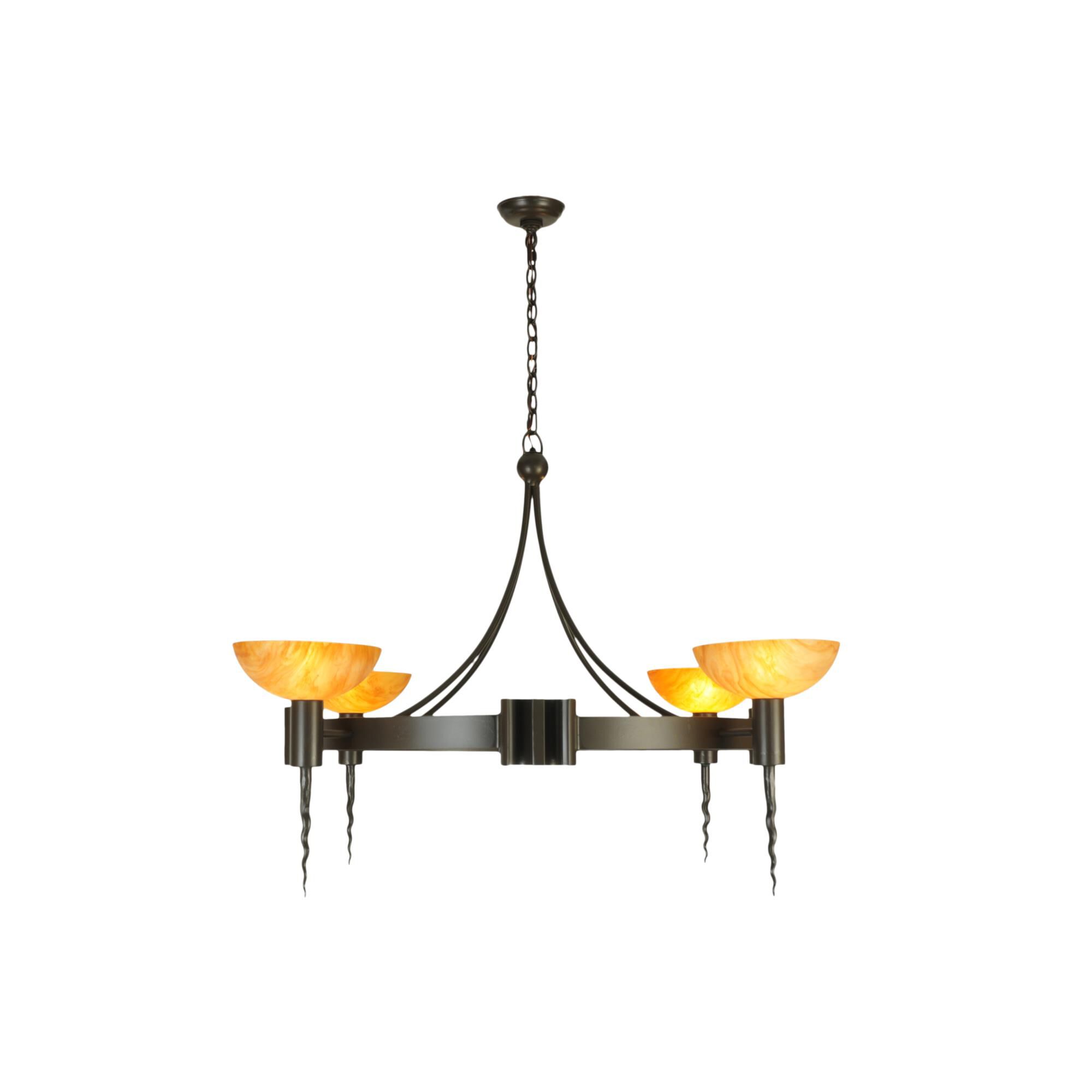Kuberic 48 Inch 4 Light Chandelier by Meyda Lighting