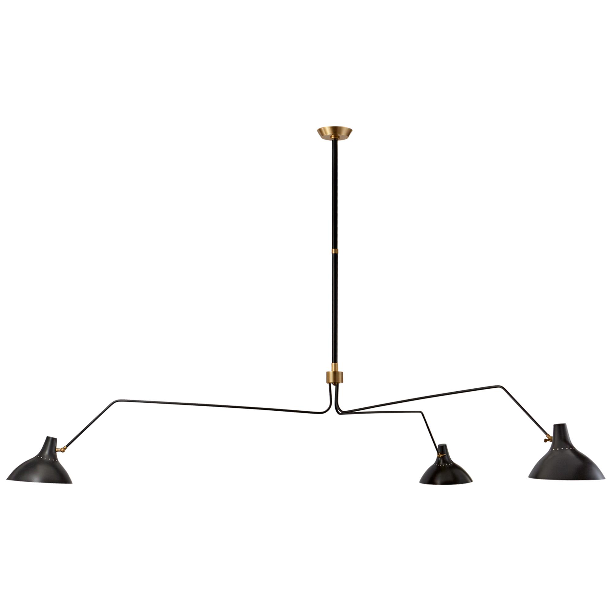 Shown in Black finish and Black shade