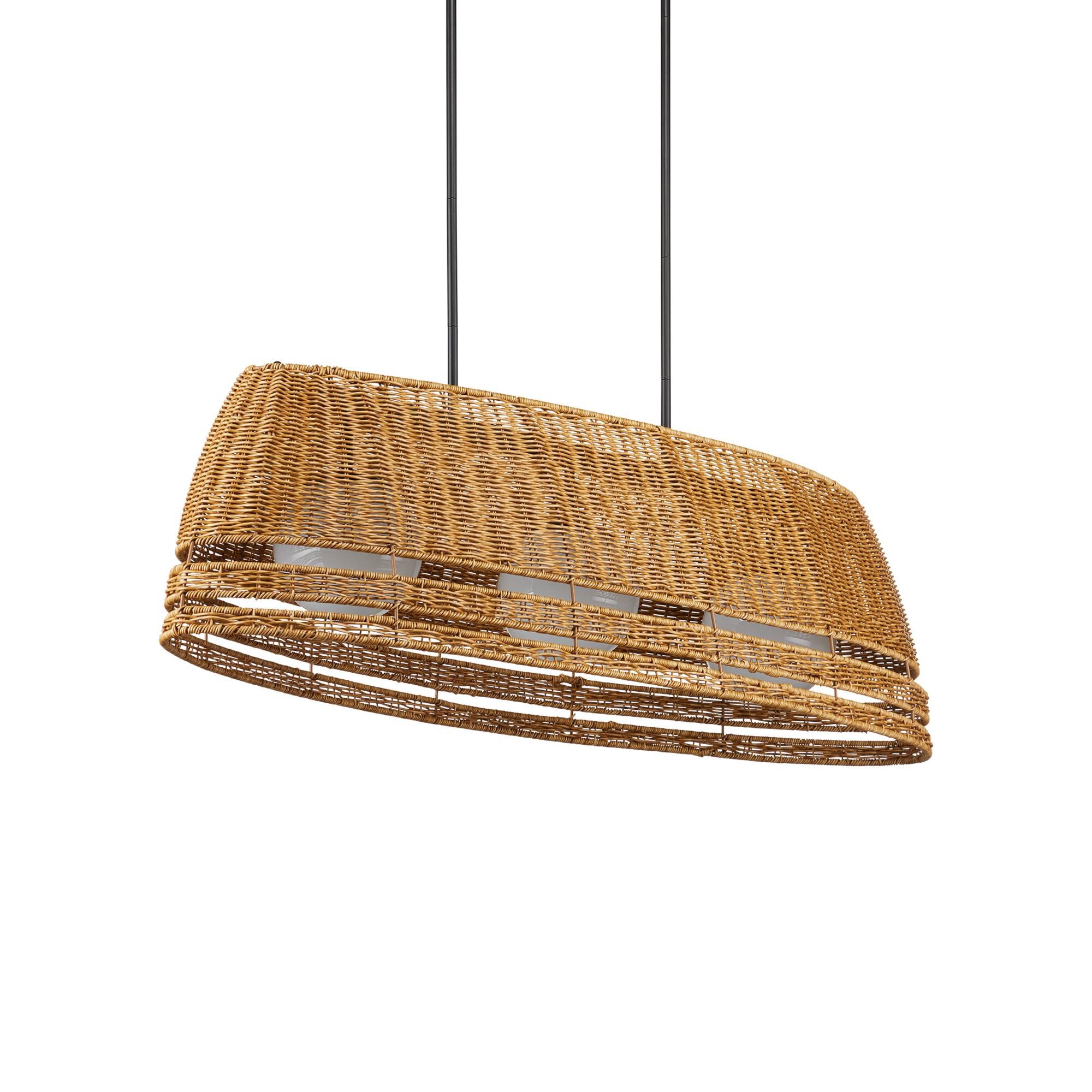 Barbary 53 Inch Linear Suspension Light by Currey and Company