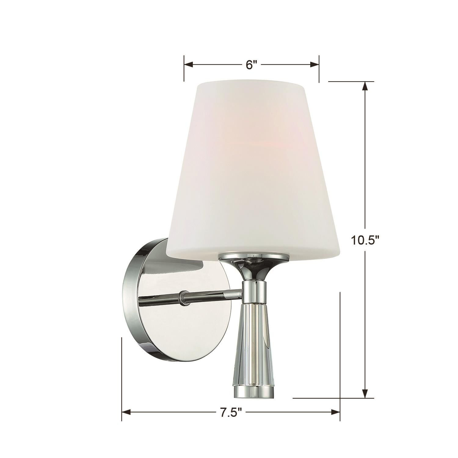 Crystorama Ramsey 10 Inch Wall Sconce