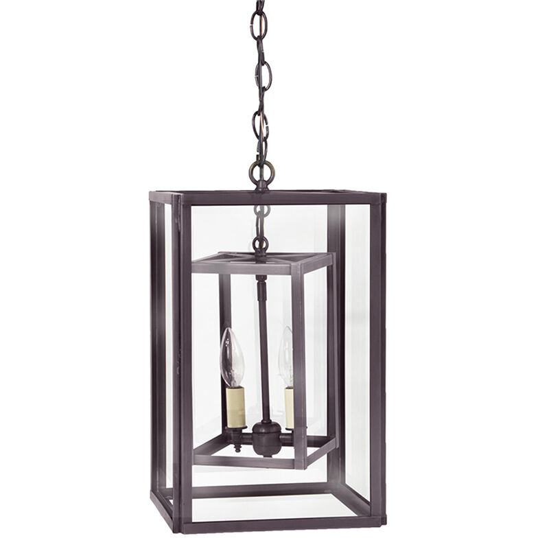Transitional 16 Inch 2 Light Lantern Pendant by Northeast Lantern