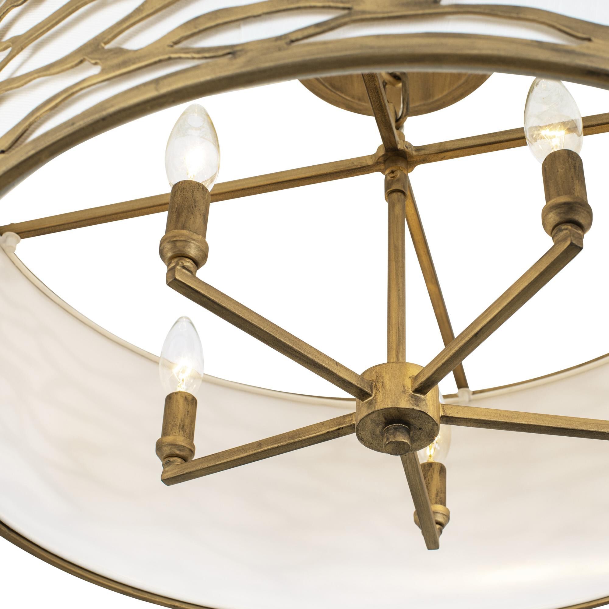 Kato 24 Inch 5 Light Semi Flush Mount by Varaluz