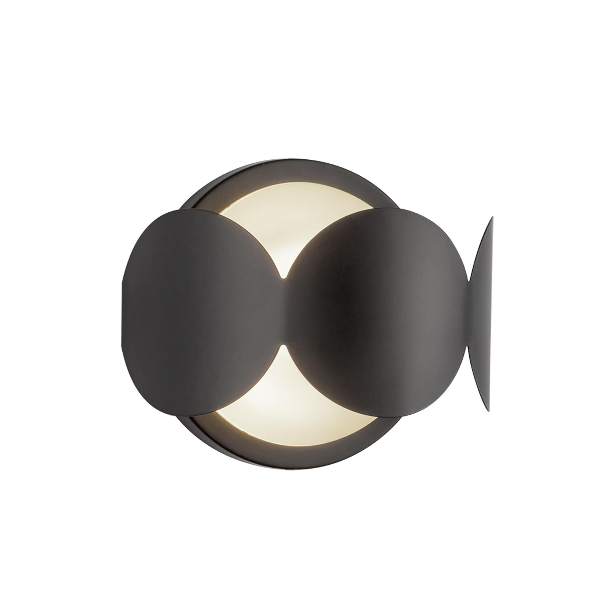 Shown in Black finish and Opal glass