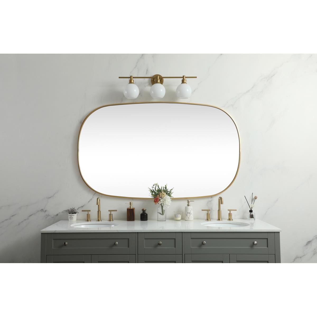 Brynn 60 Inch Decorative Mirror by Elegant Decor