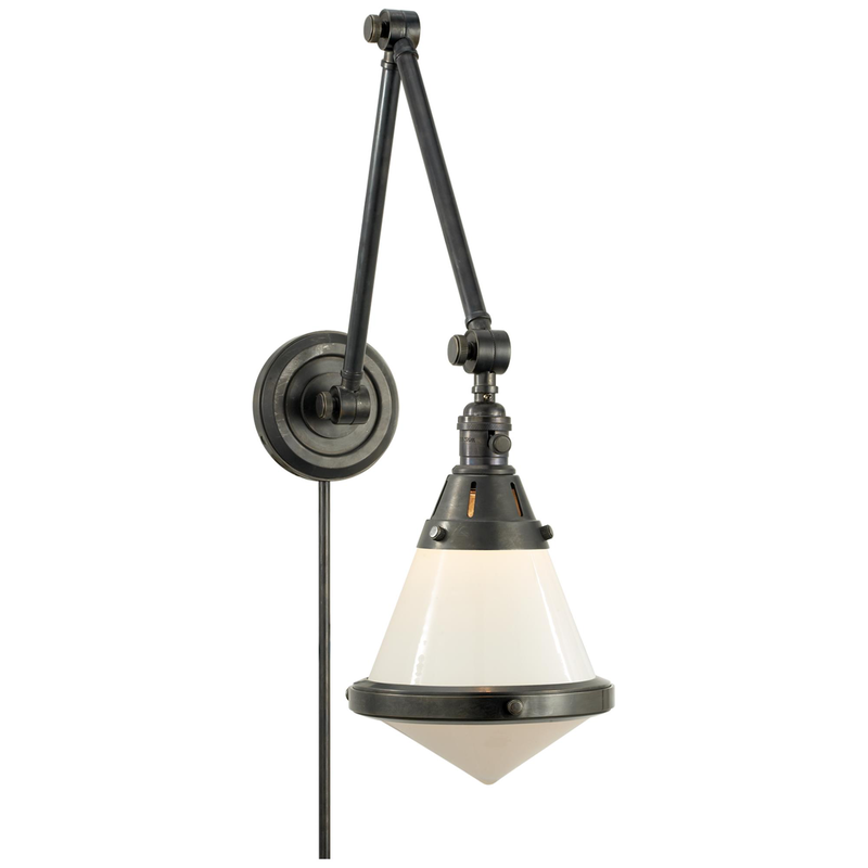 Thomas O'Brien Gale Wall Swing Lamp by Visual Comfort Signature Collection