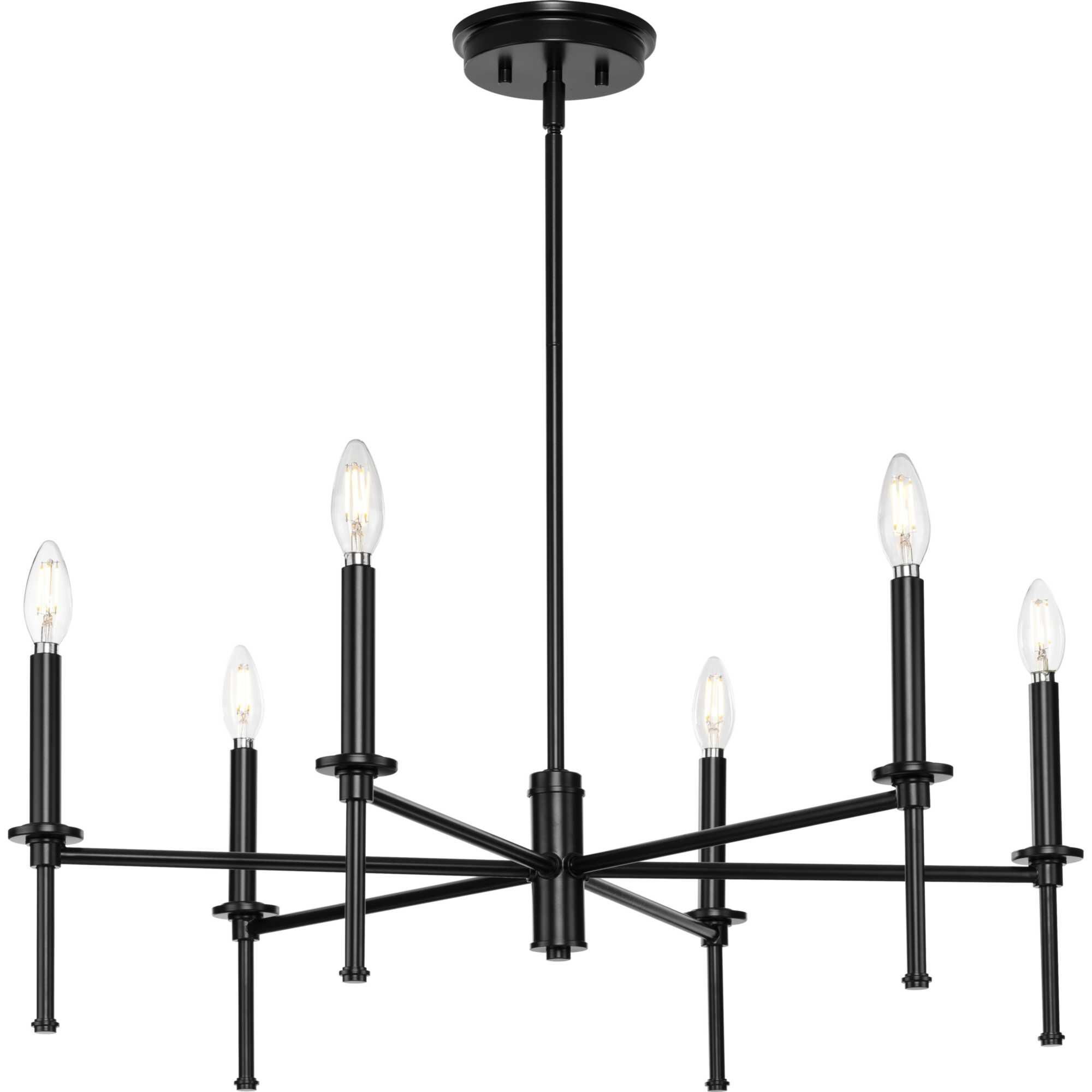 Elara 30 Inch 6 Light Chandelier by Progress Lighting