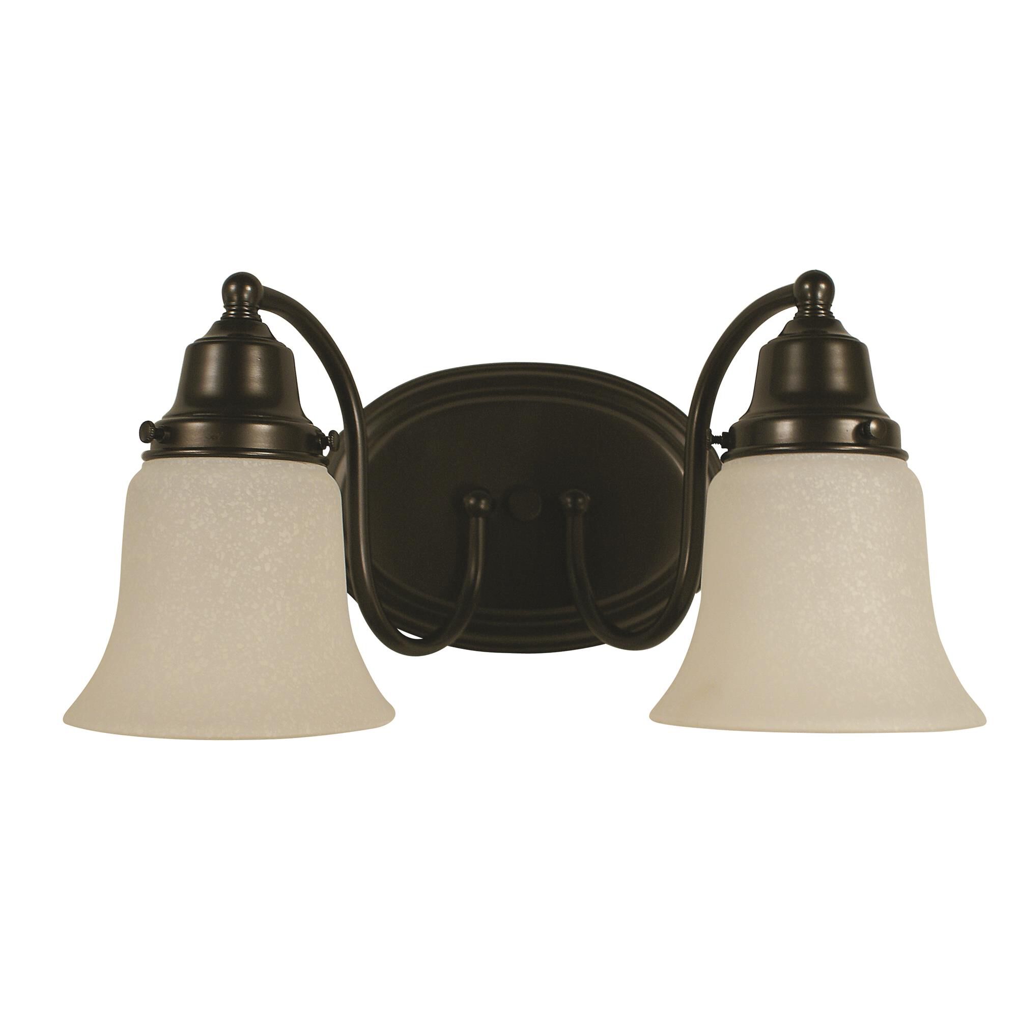 Shown with White Glass shade