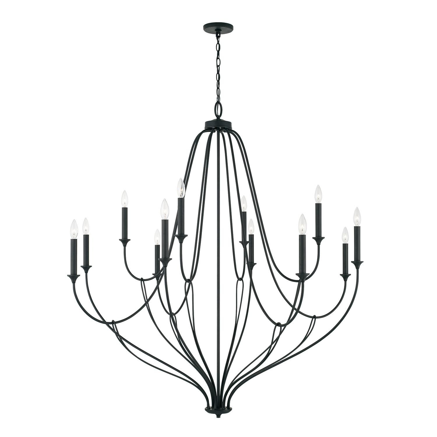Bentley 52 Inch 12 Light Chandelier by Capital Lighting Fixture Company