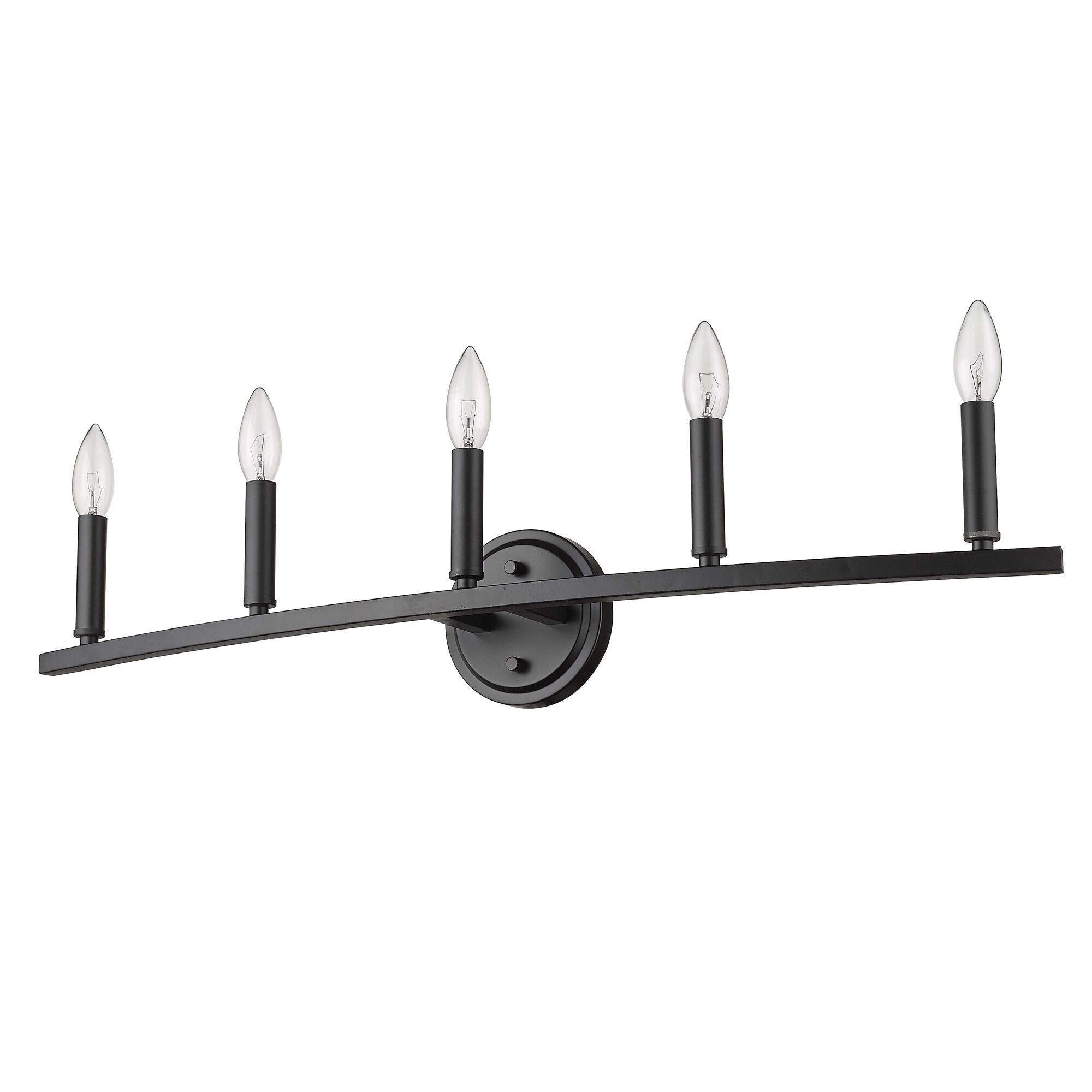 Shown in Matte Black finish and -- glass and -- shade