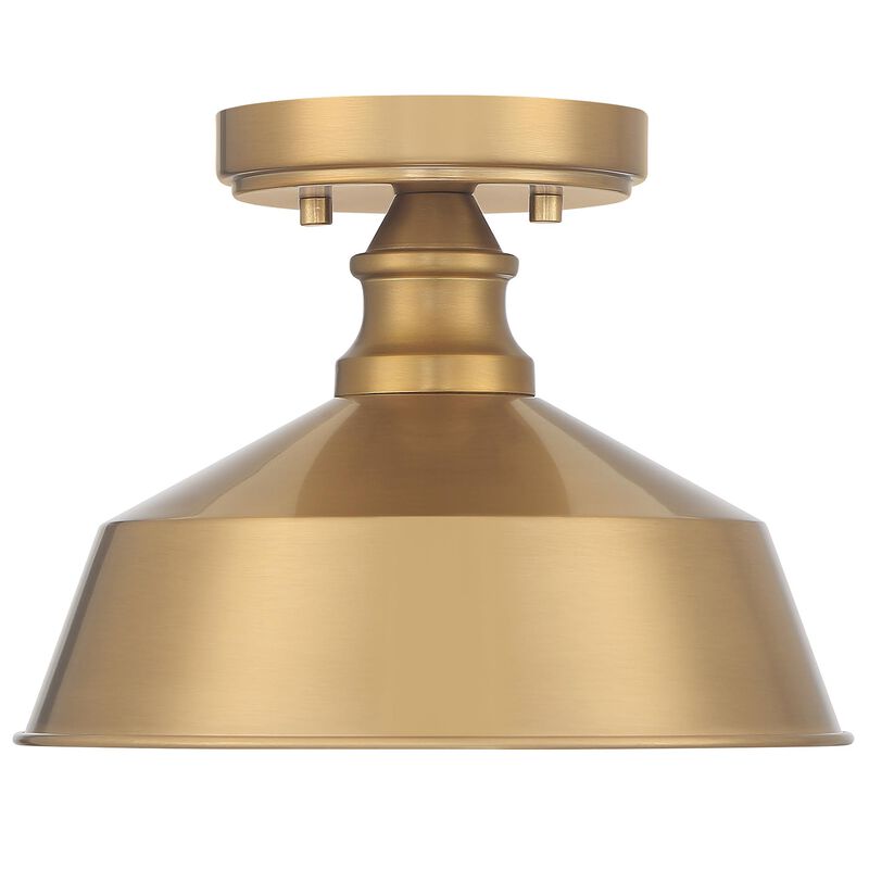 10 Inch 1 Light LED Semi Flush Mount by Meridian Lighting